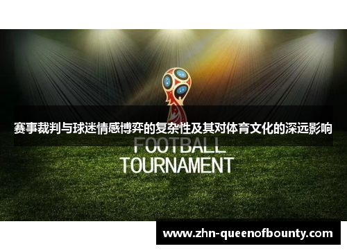 赛事裁判与球迷情感博弈的复杂性及其对体育文化的深远影响